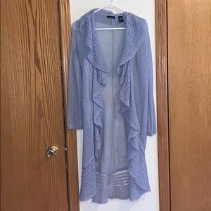 Periwinkle Mohair Moda International Cardigan